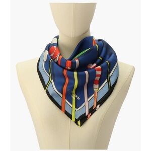 Kate Spade 18th Hole Square Silk Scarf